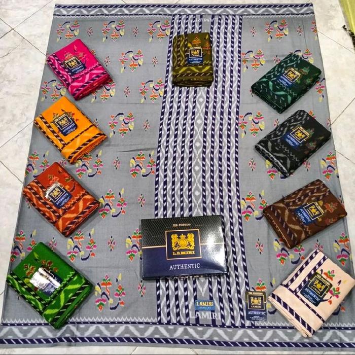 Sarung Lamiri MST RAYON Authentic Motif MST Kembang Briliant Rayon Dewasa Muslim Pria Lembut - Prem
