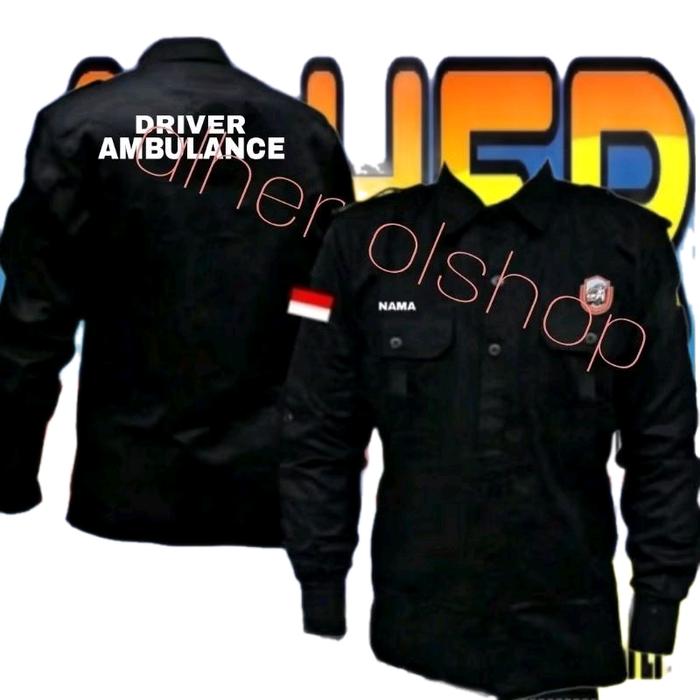 Kemeja driver ambulance baju driver ambulance kemeja driver ambulanbaju driver ambulan seragam drive