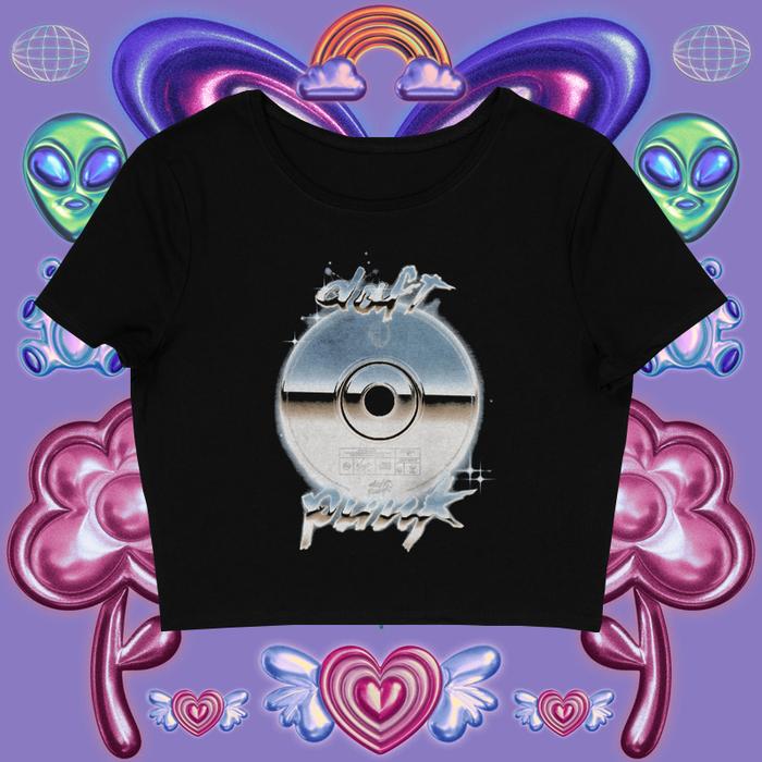 GIRL.CLUB | CROP TOP DAFT PUNK CD | GRUNGE | Y2K | METAL | VINTAGE | ANIME | BAND | KPOP | ROCK | ST