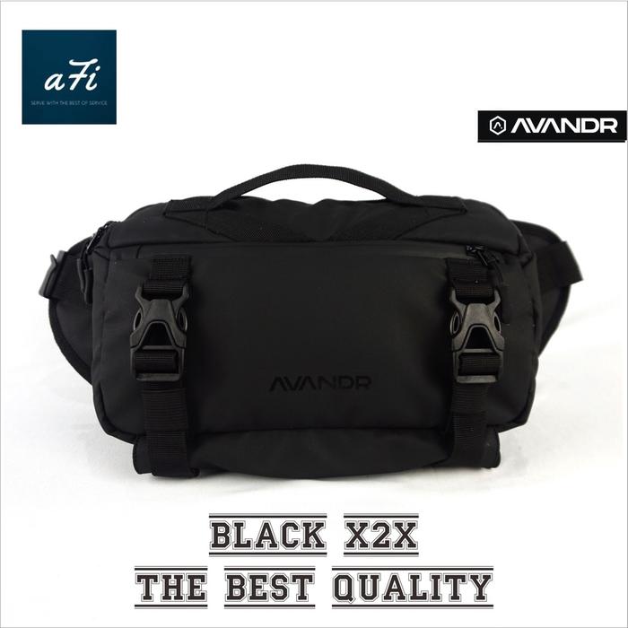 Avandr X2X Matte Waist Bag Medium Waterproof Multi fungsi | tas selempang pria | tas slempang pria |