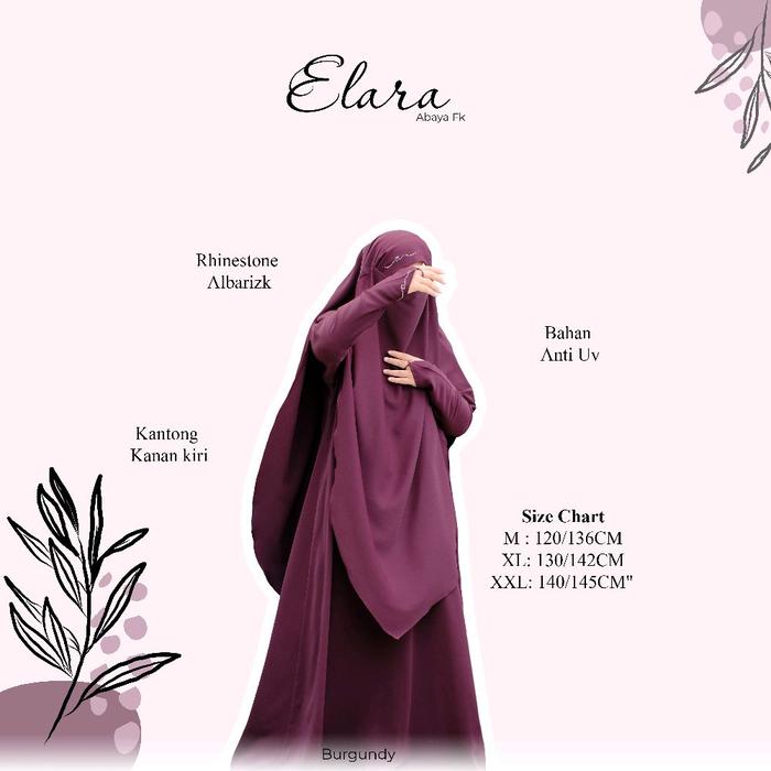 Abaya Elara by albarizk/Abaya syari albarizk