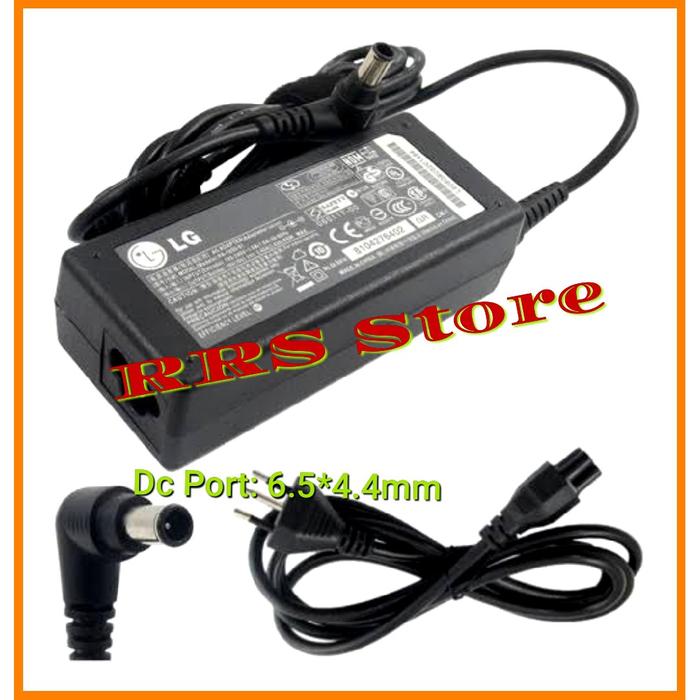 ADAPTOR MONITOR TV LCD LED MONITOR ADAPTOR LG 19V 2,1A 6.5X4.4 ORIGINAL LG 24LN4100 LG 24MP57HQ