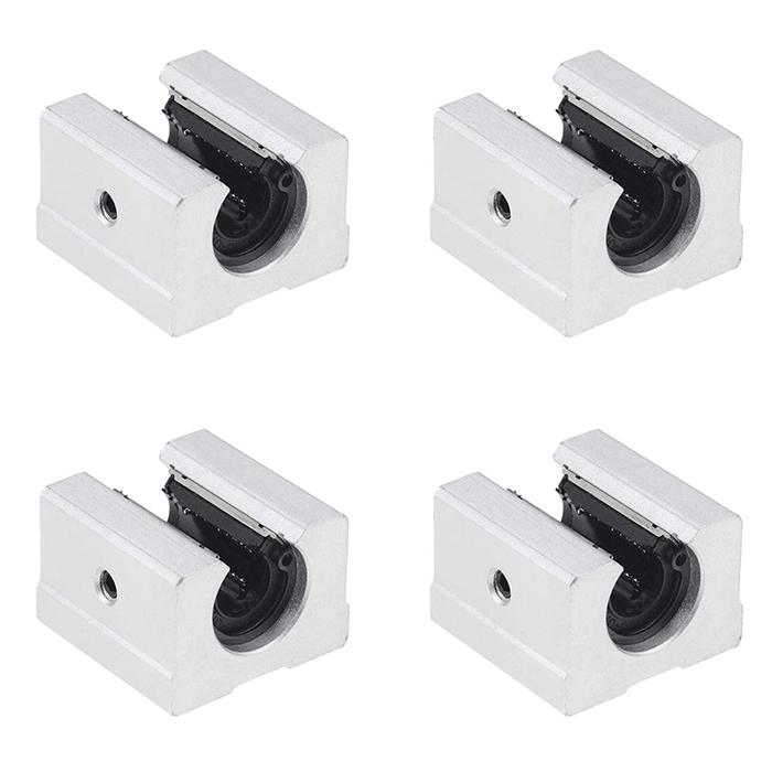 4 Pcs SBR20UU SBR Linear Ball Bearing Slide Block For SBR20 Linear