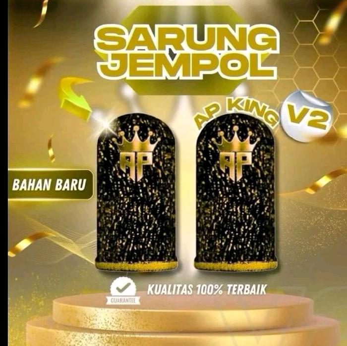 Sarung Jempol Gaming p4 Reffectiv Aksesoris Game Free Fire-Mobile Legends Bahan Baru Kualitas 100% T