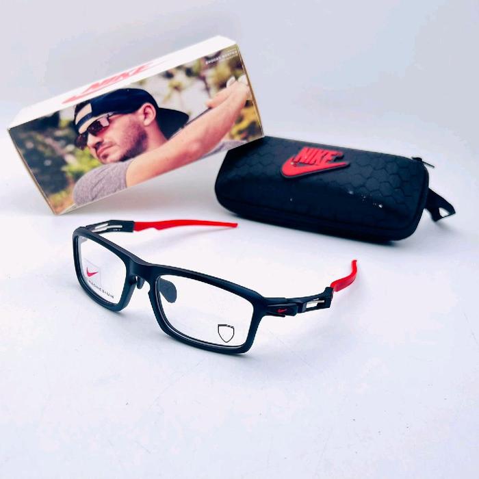 Nike Kacamata Pria Magnesium 2018 Frame Titanium Fiber Anti Radiasi Blueray normal & minus Sporty Fu