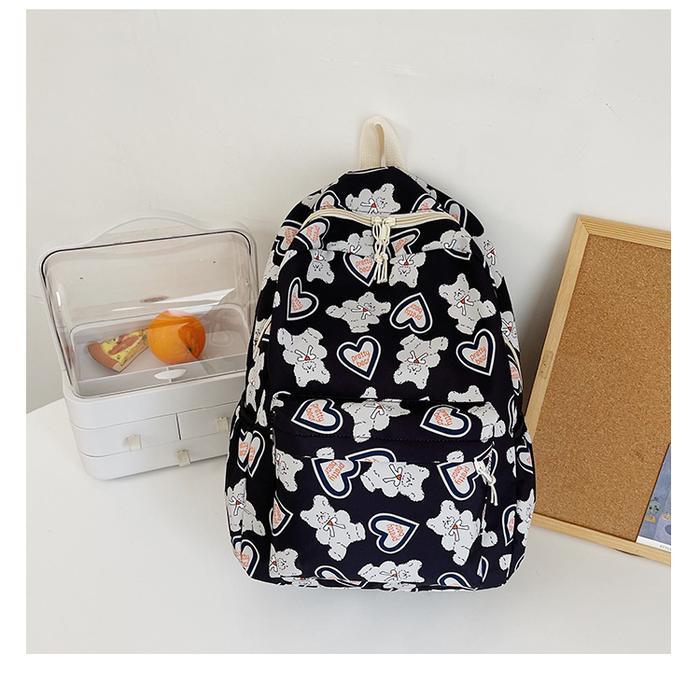 Beruangshop Tas backpack / tas beruang / tas beruang love / tas beruang besar / ransel sekolah/ rans