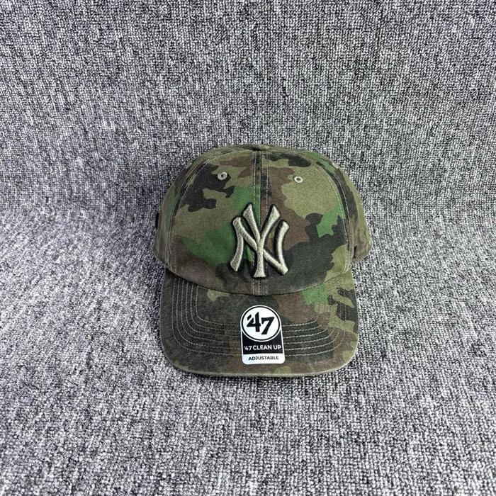 Topi MLB NY Yankees Cap Camo Second Preloved Original  391