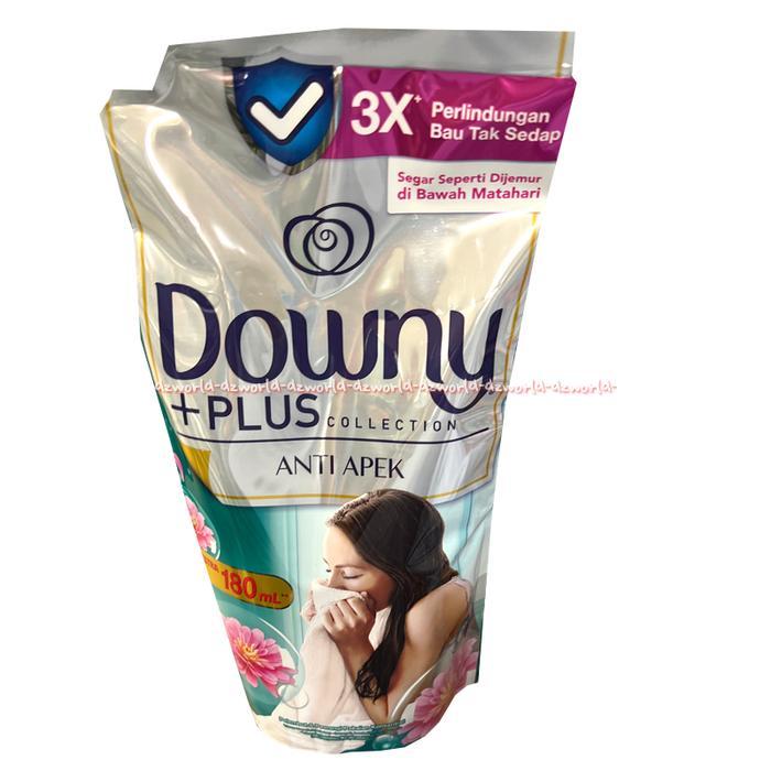 NEW DOWNY + PLUS COLLECTION 1.35L ANTI LEPEK PELEMBUT & PEWANGI PAKAIAN KOSETRAT DOWNI KEMASAN BIRU 