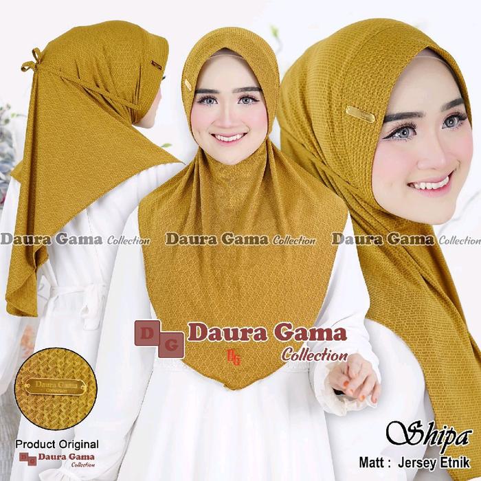 Daura Gama Collection Hijab Jersey Etnik Matt Original Daura Gama Collection Shipa