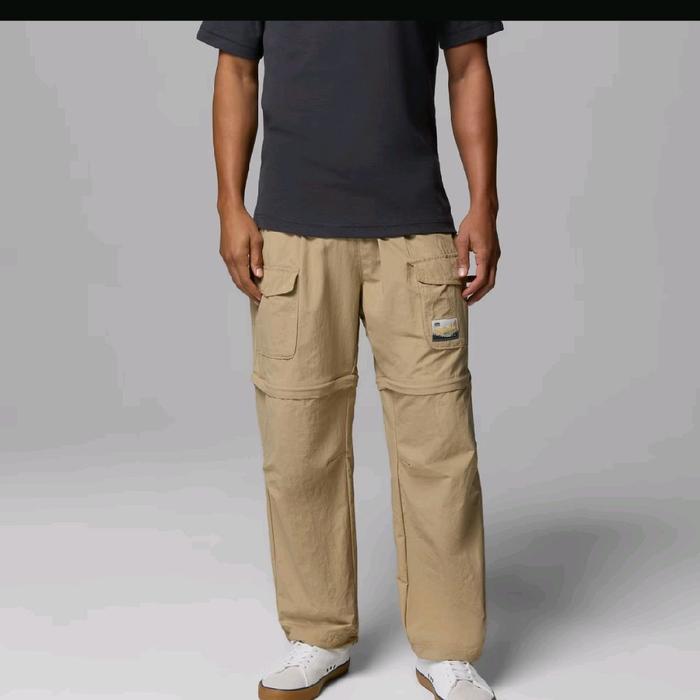 COLUMBIA MEN'S ACKER ROCK CONVERTIBLE PANTS BEACH CELANA PANJANG PRIA HIKING TREKKING TRAVELING ORIG