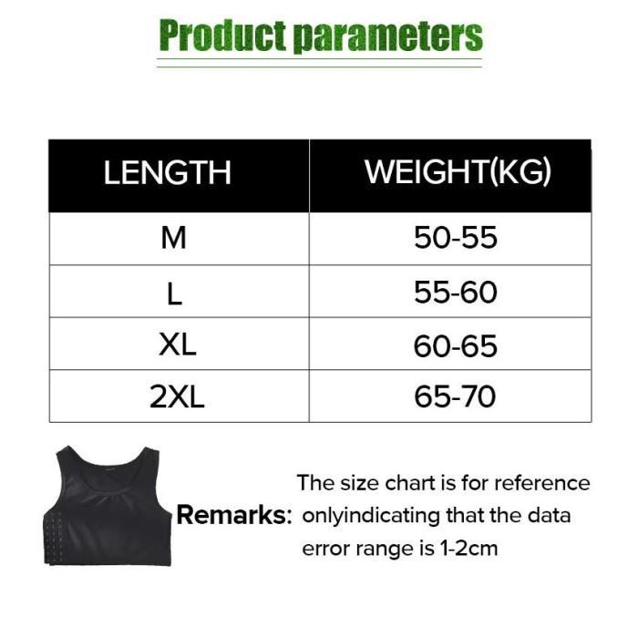 Breast Binder Tomboy Half Hook Sport BRA Chest Binder Perata Dada Wanita Hitam