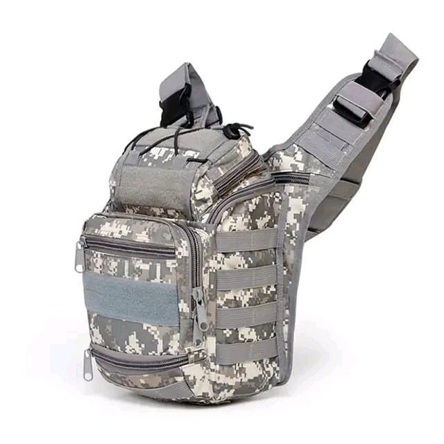 Tas Selempang Besar 803 OS - Pilihan Warna Stylish Accupat Krem Hitam Camo Shadow Grass - Desain Fle
