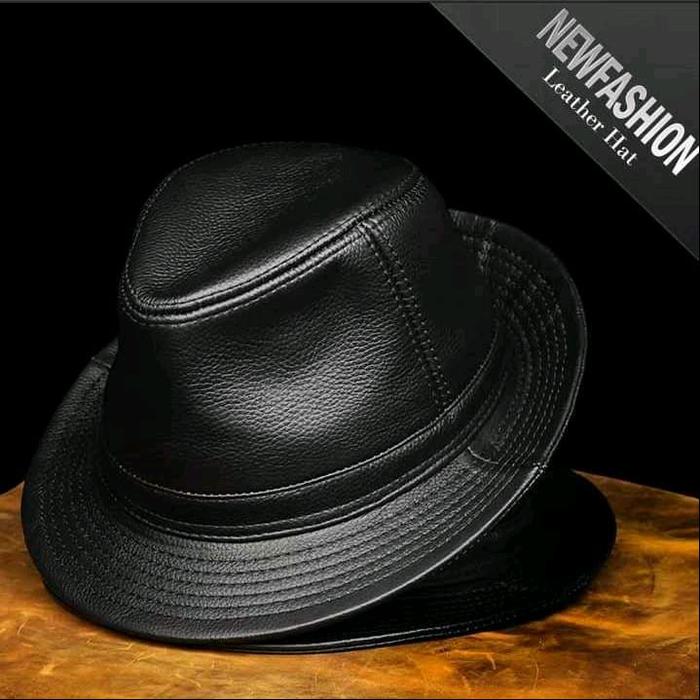 COD Topi Full kulit / topi Tompi / Topi Fedora / Topi Laken / topi zazz Pria / topi coboy / Topi Kul