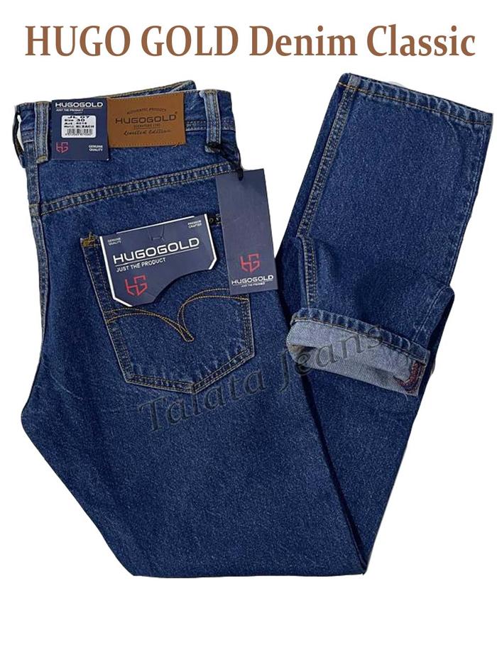 Celana Jeans Pria Standard Hugo Gold Classic Premium / Celana pria Dewasa Hugo Gold
