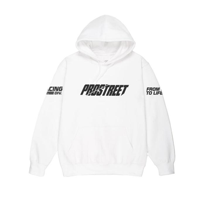 Jaket Sweater Hoodie Motor PROSTREET Putih Terbaru Pria Wanita