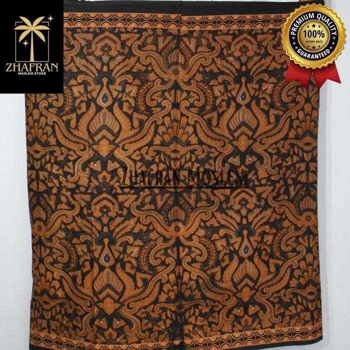 Kain Sarung Batik Pria Kalongguh Bahan Katun Premium motif seragam muslim Dewasa Santri Pekalongan N