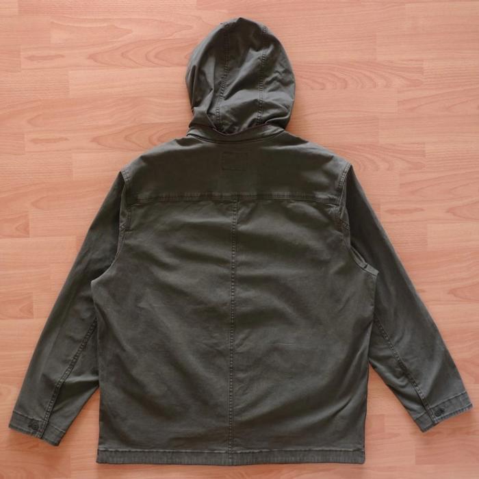 Jaket Parka Pria George (Us Brand) Hidden Hood Military Jacket Berkualitas