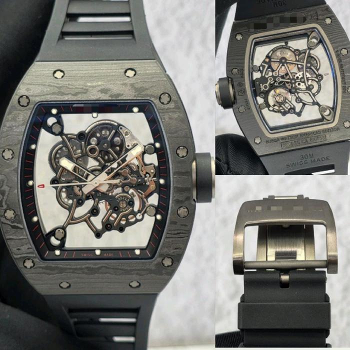 Dr.Jam II RM RM055 055 BLACK CARBON TITANIUM VSF 43MM RUBBER TOP TIER 5