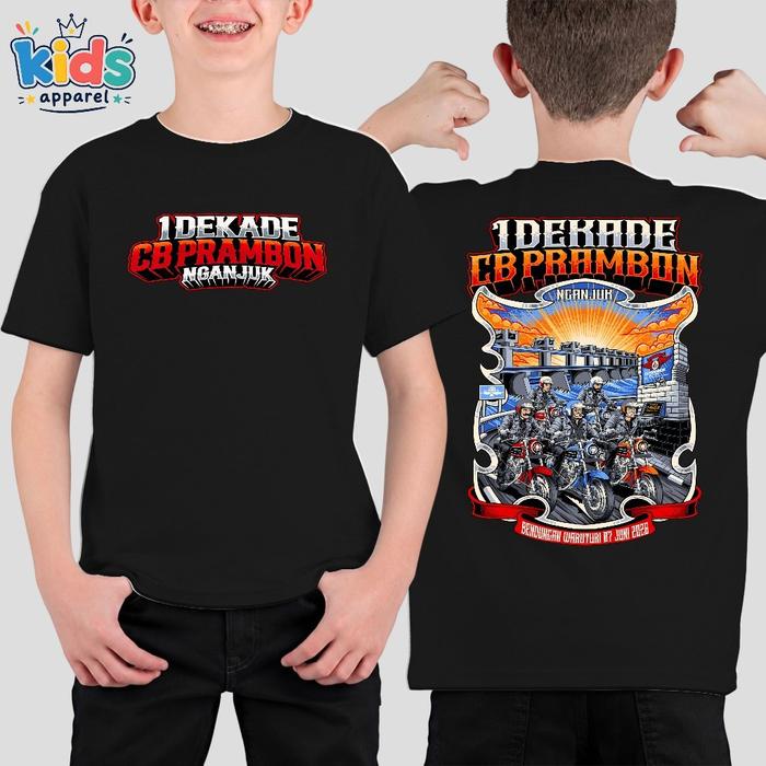 KAOS Anak acara 1 dekade CB Prambon nganjuk original
