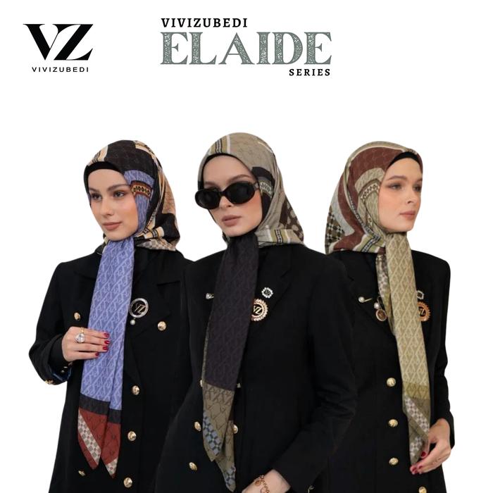 VZ Elaide Scarf / VZ Elaide Scarf Cinnamon By Vivizubedi / VZ Adelaide Scarf Vivizubedi / VZ ELAIDE