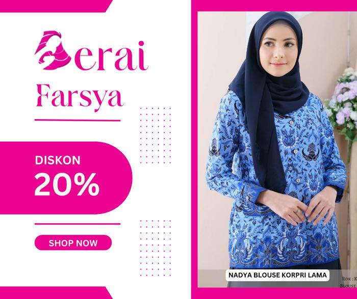 LUVENA BLOUSE NADYA KORPRI LAMA