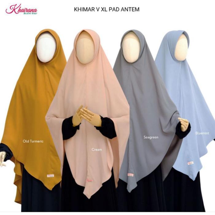 Khimar Khairana V size XL Pad Antem
