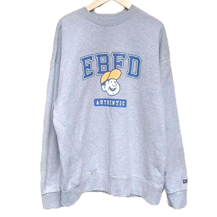 Crewneck ebbets field fullover vintage grey