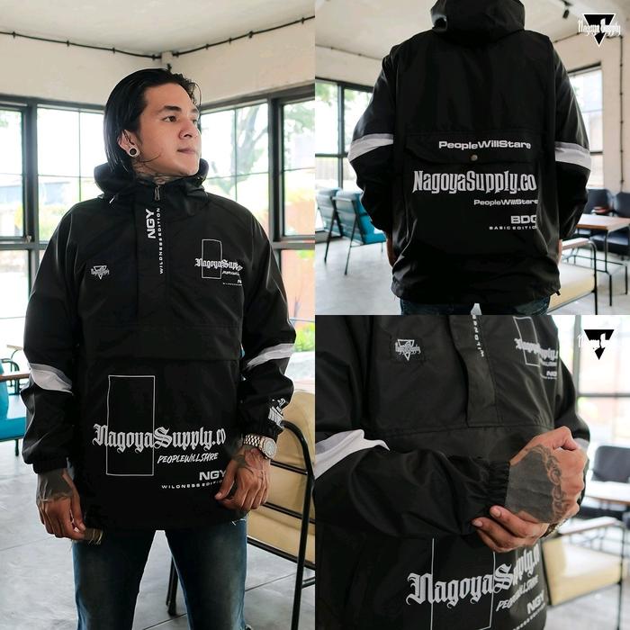 jaket parasut waterproof -jaket cagoul waterproof