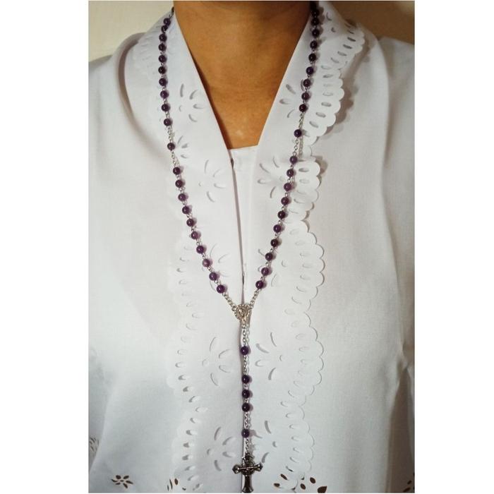 Rosario Batu Kecubung (Amethyst)