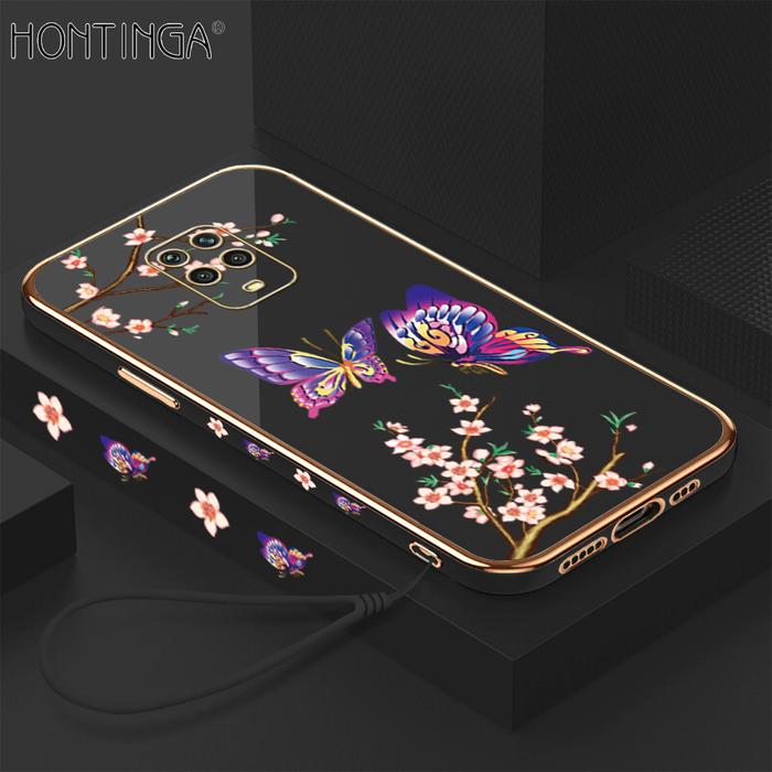 Hontinga Casing Ponsel Xiaomi Redmi Note 9 Pro, Note 9S Warna-warni