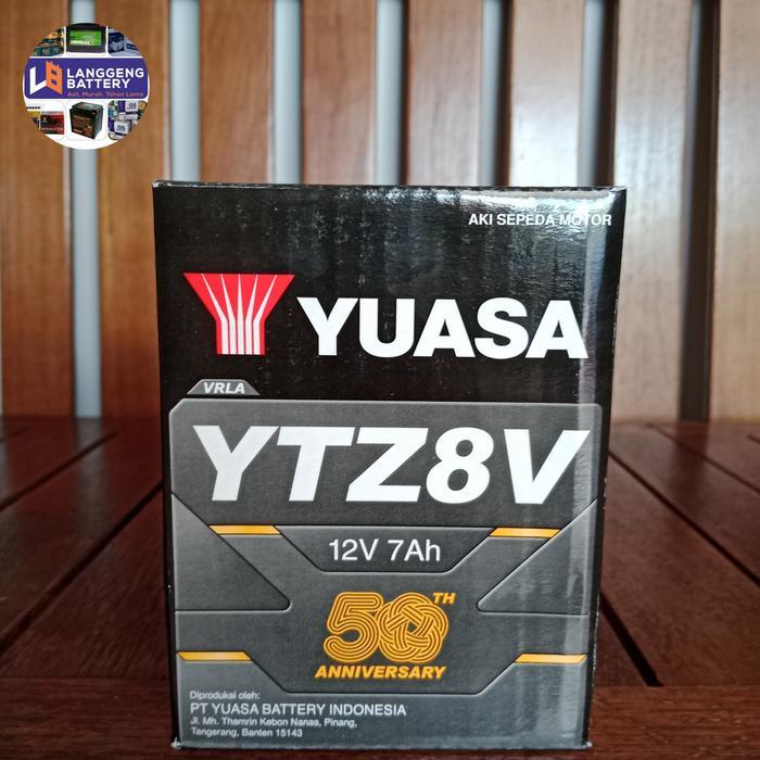 Aki Motor Vespa LX150, Vespa LX 125, Vespa Sprint, Vespa Liberty, Vespa Primavera YTZ8V / GTZ8V YUAS