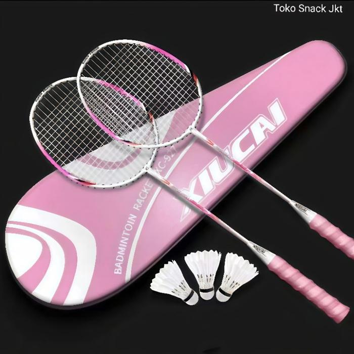[Free Dus Packing] Raket Bulu Tangkis Isi 2 pcs/raket badminton original/ raket badminton/raket bulu