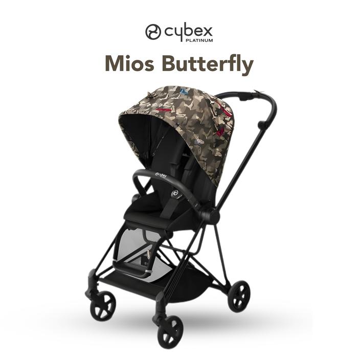CYBEX MIOS BLACK FERBAYHI BUTTERFLY MULTICOLORS Stroller
