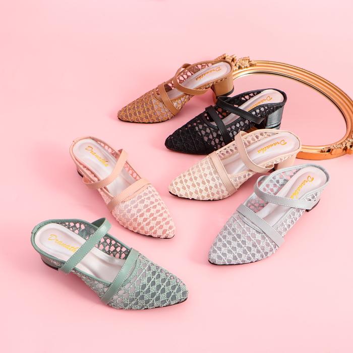 Meutia dranatha heels 5 cm wanita Shoes