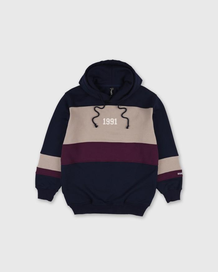 G♥9A ROUGHNECK H1032 NAVY POLARISED 1991 HOODIE Y♥TA
