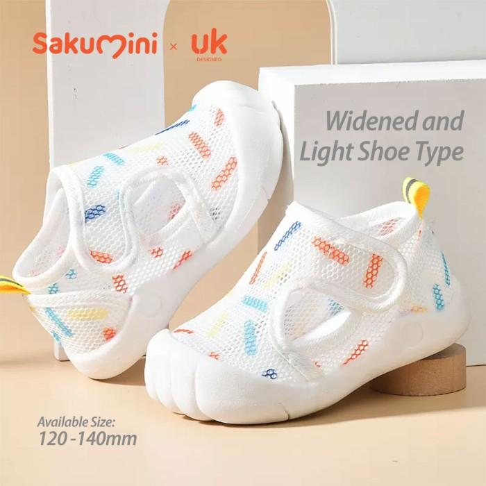 F✪2Y SAKUMINI SEPATU JARING ANAK KASUAL SLIP ON SNEAKERS SHOES TODDLER G☎QX