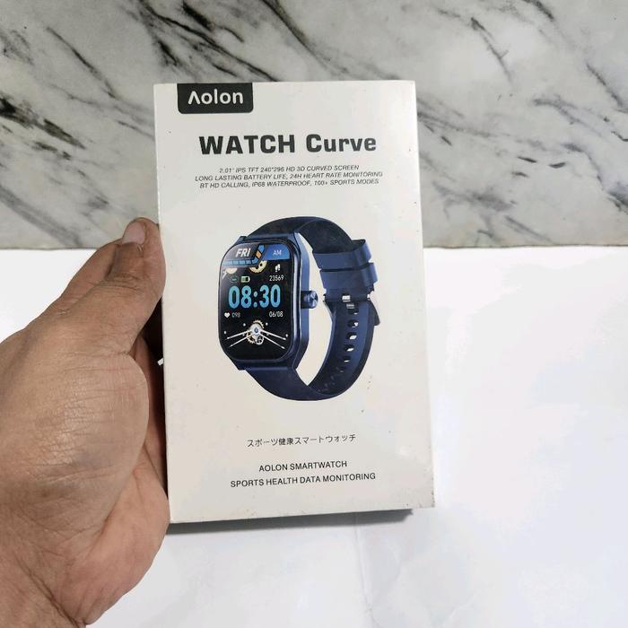 jam tangan aolon smartwatch curve original baru