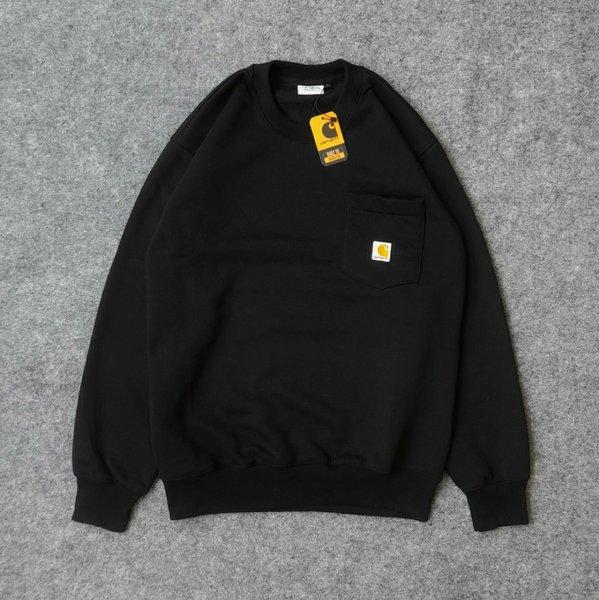 CARHARTT POCKET HITAM CREWNECK PRIA WANITA PREMIUM