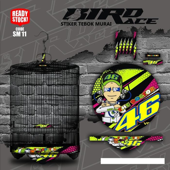 Stiker Decal Tebok Murai Stiker Sangkar Murai doctor