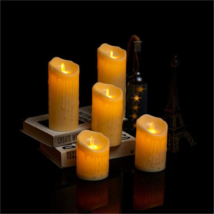 Led Candle Electronic Candle Flameless Candle Swing Candle Light Home