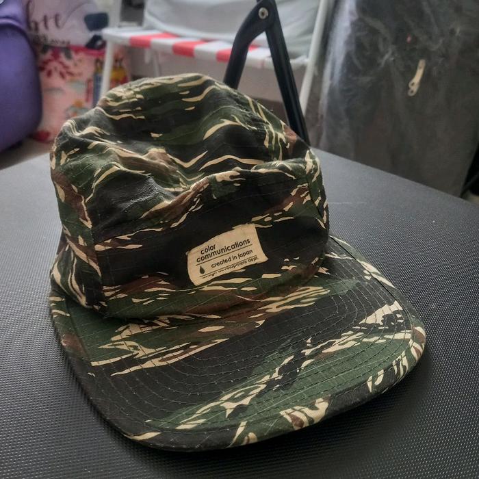 tiger stripe 5panel hat not stussy beams huf xlarge wackomaria