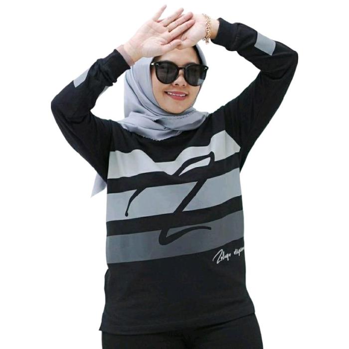Baju Wanita Lengan Panjang Zolaqu Original kode E Katun Combed 24s