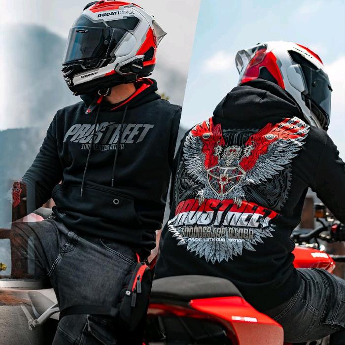 LIMITED EDITION HOODIE PROSTREET GARUDA SPESIAL KEMERDEKAAN 100% ORIGINAL