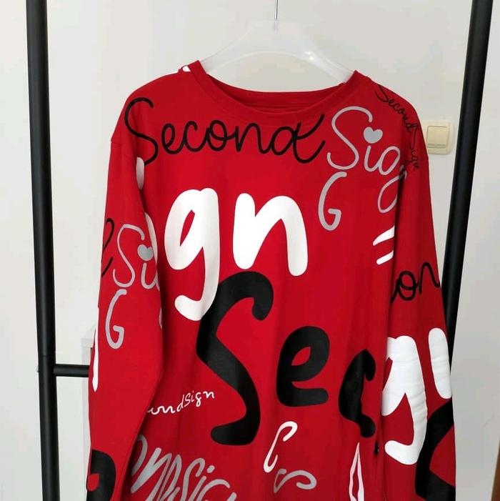 Ghilda longtop by second sign Kaos Baju