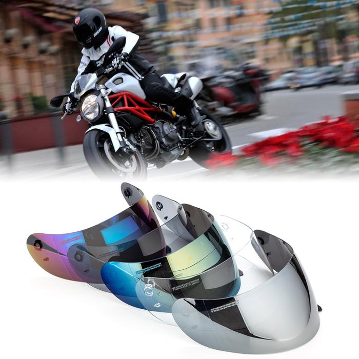 1x Motorcycle Full Face Shield Helmets Sun Visor Lens For AGV K3 K4
