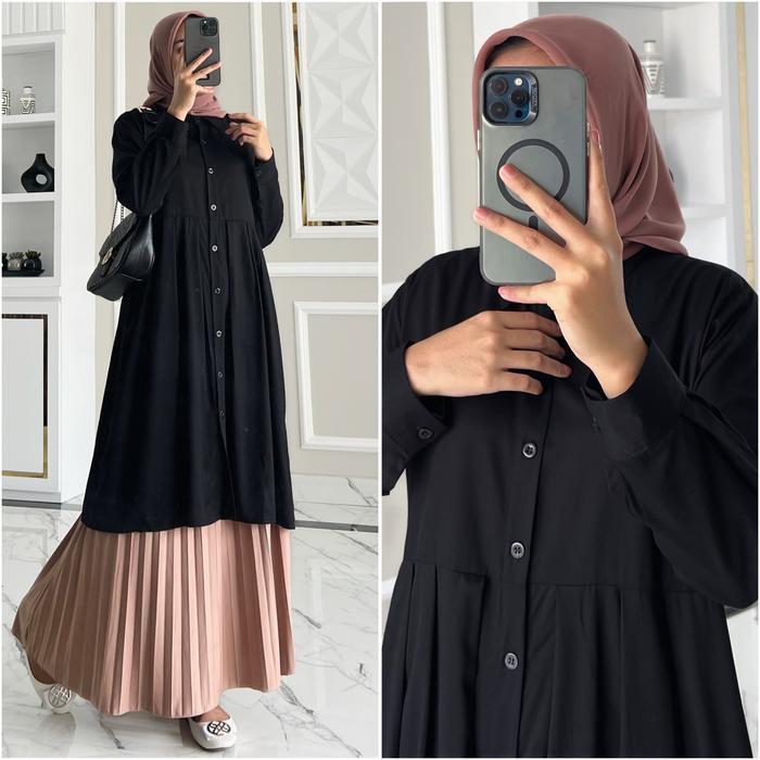 Zalfaoutfit Hafsa Tunik Rayon Twill Premium