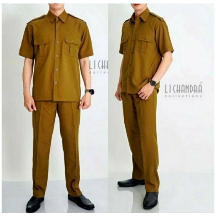 Seragam Safari Pria, Seragam Safari Dinas, Safari Pns,Lichandra/Pemda Muda & Pemda Tua