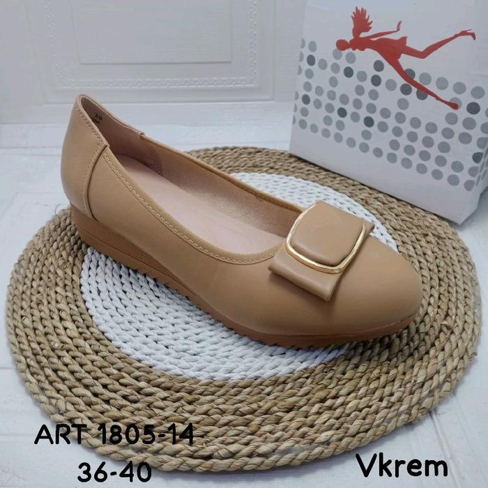 1805-14 sepatu wedges import wanita sofiya Hitam Heels