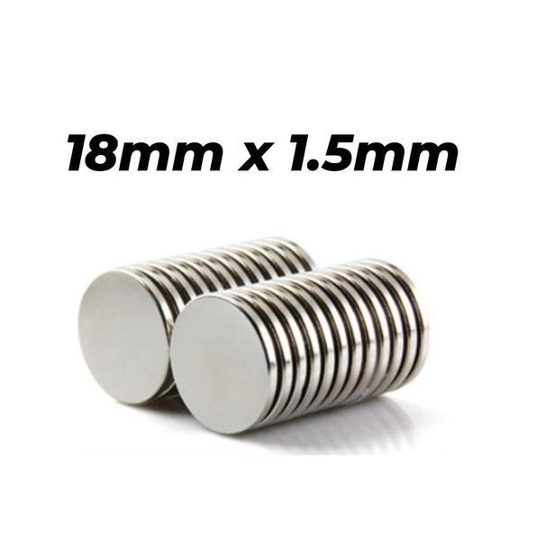 Aksesoris Tas MAGNET NEODYMIUM TANEM 18 x 1.5 mm (BESAR & KUAT) - SERBA GUNA (IMPORT)