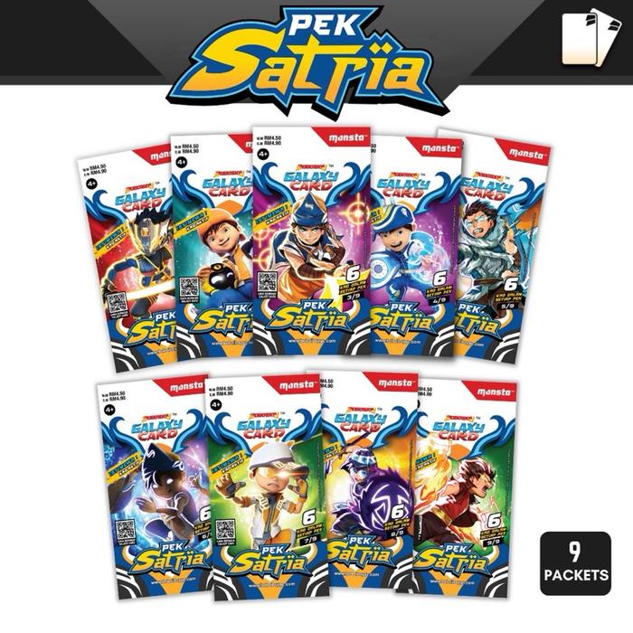 Pek Satria Single - BoBoiBoy Galaxy Card Kad Pek Satria 2023